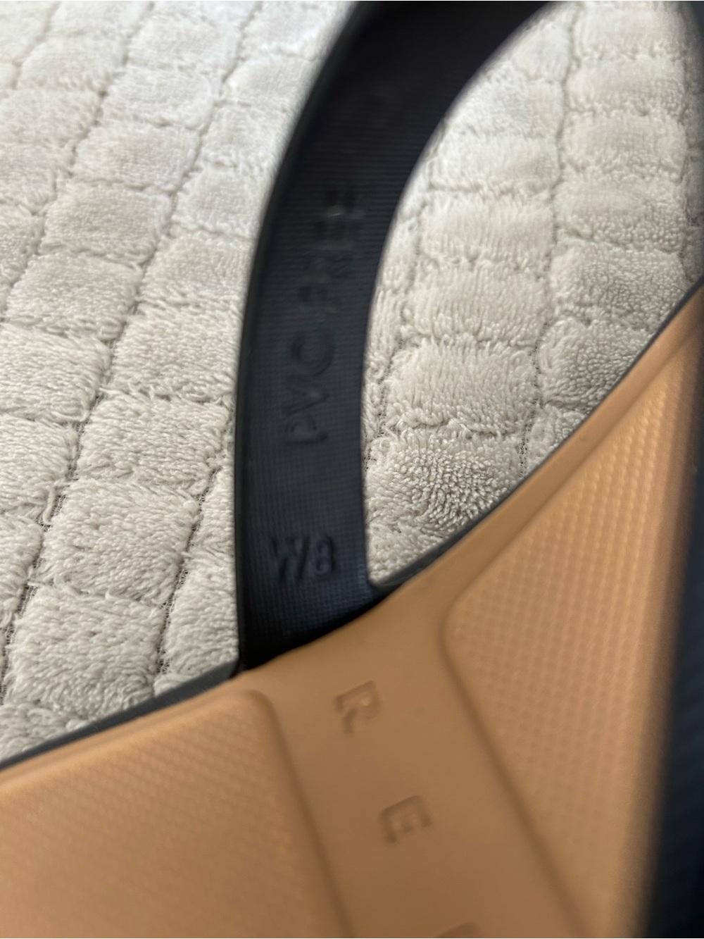 Reef Women's Tan and Black Slide Sandals - Picture 4 of 4